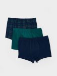 Navy Blue Boys' Boxer Briefs 3-Pack