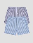 Blue Striped Boys' 2-Pack Boxers