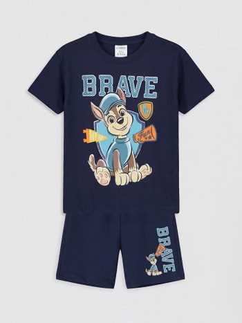 Navy Blue Paw Patrol Print Boys' Set