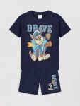 Lacivert Paw Patrol Baskılı Erkek Çocuk Takım